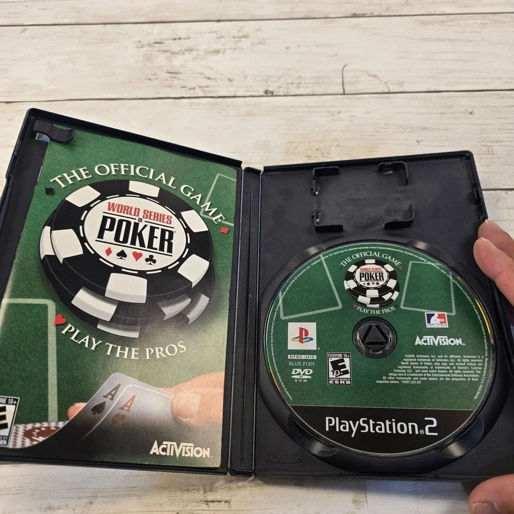 World Series of Poker PlayStation 2 PS2 Game Activision WSOP Official Game CIB